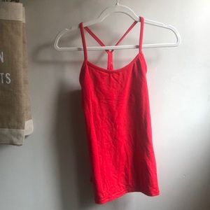 Lululemon Power Y Tank Red 6 Like New
